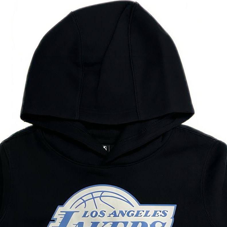Nike X NBA Collaboration Hoodie Los Angeles Lakers City Edition Casual Pullover Hooded Kids hoodies Black 3Z2B7FDKM-LAK