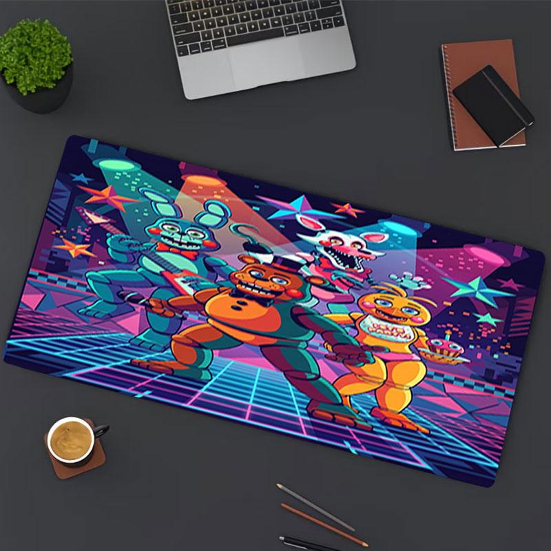 Ποντικοουαλί Five Nights at Freddy's, για Πληκτρολόγιο Pad Laptop PC Mat για Γραφείο Οικιακή Χρήση, Διακόσμηση Γραφείου, Τέλειο Δώρο Γενεθλίων για Παίκτες