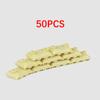 50PCS MOC Military Sandbag Building Blocks Compatible WW2 Soldiers Weapon Bricks DIY Army Scene Parts Toys for Boys Gift