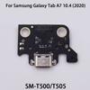Cavo Flessibile di Ricarica per Samsung Galaxy Tab A7 10.4 (2020) SM-T500 T505 Porta di Ricarica USB Jack Connettore Dock Scheda di Ricarica Cavo Flessibile