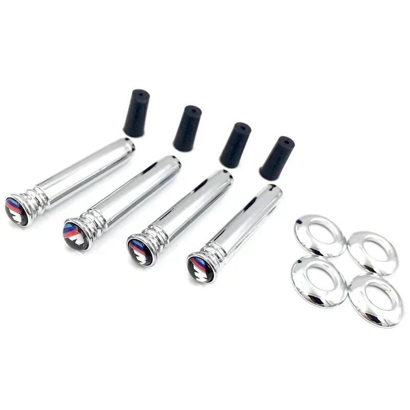

E60 E93 2025 Hot Car For BMW 4PCS Stainless Steel Car Lock Modified Door Pin For bmw M Sticker e46 e90 f20 e60 e39 f10 X1 X3 X4 серебряный