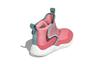 Adidas Rapidazen Mid C Fabric Comfortable Mid top Kids' Running Shoes Fuchsia Children Aged 3 7 Years Old FZ5044