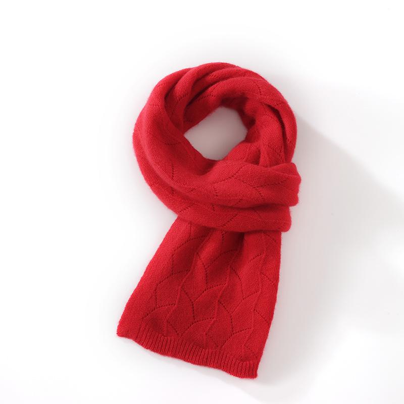 Women's Goat Cashmere Knit Scarf - Autumn/Winter Neck Warmer