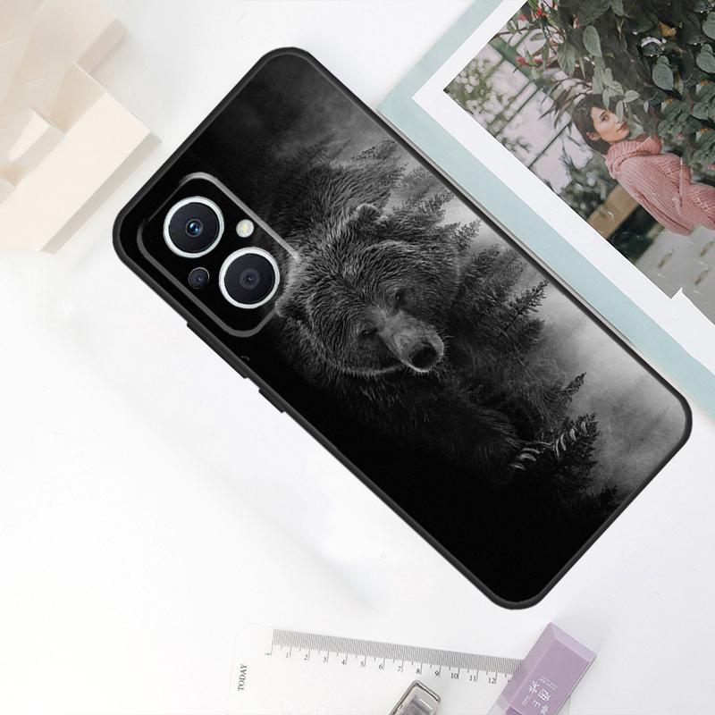 Grizzly Bear Case For OPPO Reno 8T 4Z 5Z 11F 10 Pro 4 5 6 8 7 Lite OPPO Find X6 X5 Pro X2 X3 Neo Cover