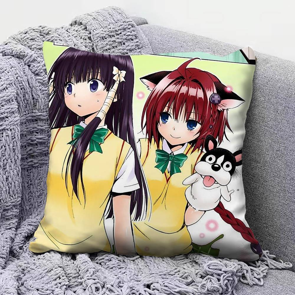 Motto to love-ru Yami Momo Nana Lana   Pillow Covers, Home Sofa Cushion Covers and Aecorative Custom