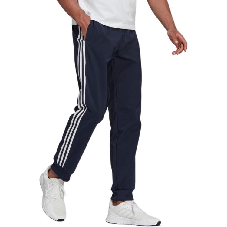 adidas 3-Stripe Woven Track Pants Men Bottoms Legend-Ink-Blue GK8981