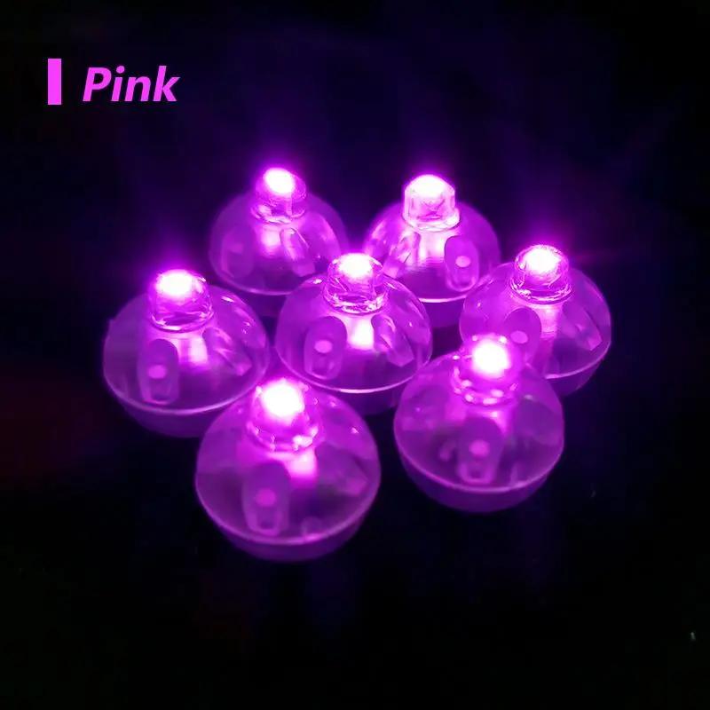 10/20/50/100pcs Tumbler Round Ball Light Balloon LED Flash Luminous Lamps Lantern Light for Wedding Party Birthday Decor