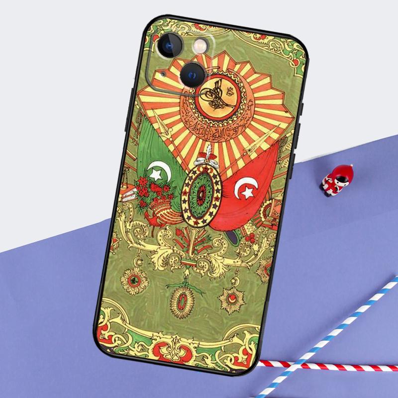 

Чехол для телефона с гербом Османской империи Для iPhone 16 Pro Max 12 13 Mini 11 14 15 Pro Max XR 15 16 Plus 16e Задняя крышка iPhone 12Pro MAX
