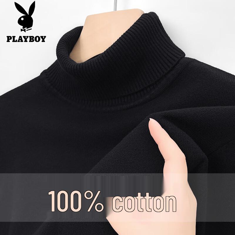 PLAYBOY Men s Turtleneck Sweater L