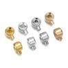 5pcs/Lot Copper Crimp Beads Spacer Bead Stoppers Cord End Caps Charms for Bracelet Necklace Jewelry Making Accessories Crafts