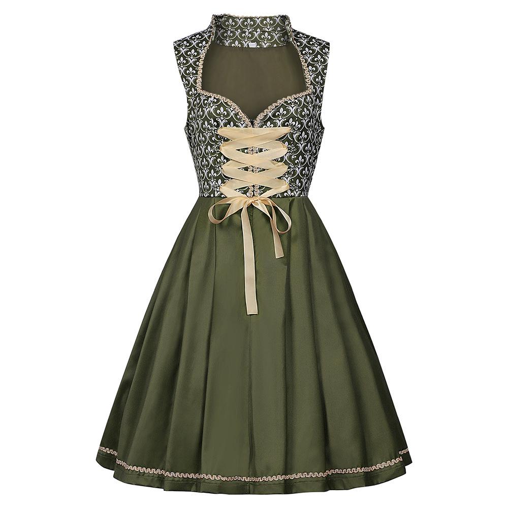 Costume Bavarese da Donna per l'Oktoberfest: Set di bretelle per Halloween