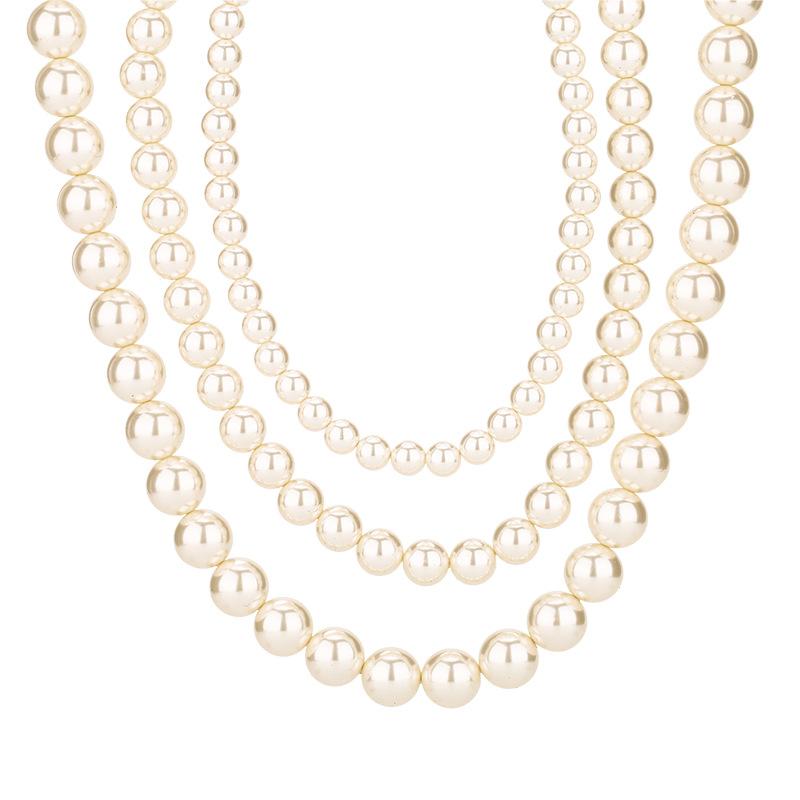 Pärlkedja med imiterade pärlor Kristallpärlor Elegant Feminin Glans Varmt Smycke