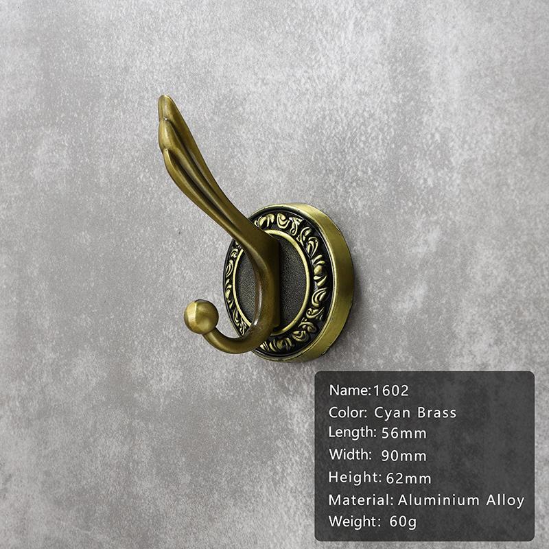 1 Stück Vintage Bronze Farbe Haken Tür Wandhalter Haushaltstuch Hut Tasche Kleiderhaken zum Aufhängen Küche Badezimmer Zubehör