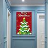 Vintage Christmas Metal Wall Decoration, Holiday Sticker Sign