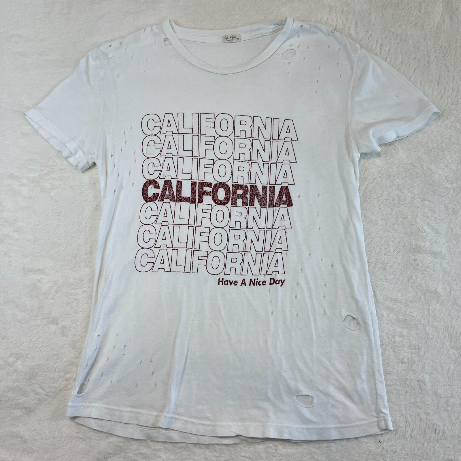 John Galt California Shirt Adult One Size White XL