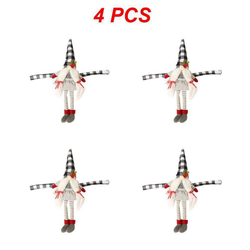 Christmas Curtain Buckle Xmas Santa Claus Curtain Tieback Curtain Hook Clips Hanging Ornament Buckle Clip Holdback Window Decor