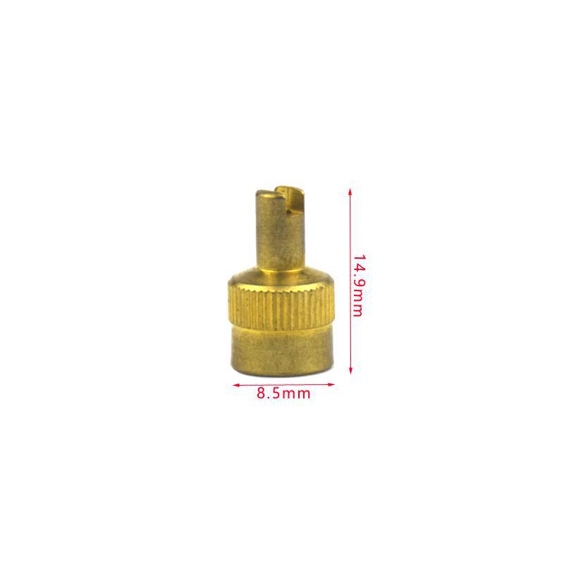 Copper Car Tire Valve Cap - Nickel Plated Cover Spot