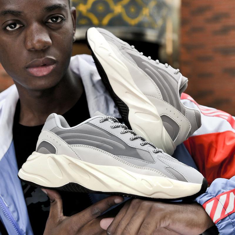 

Мужская мода дышащая баскетбольная обувь с толстой подошвой мужские высокие кроссовки