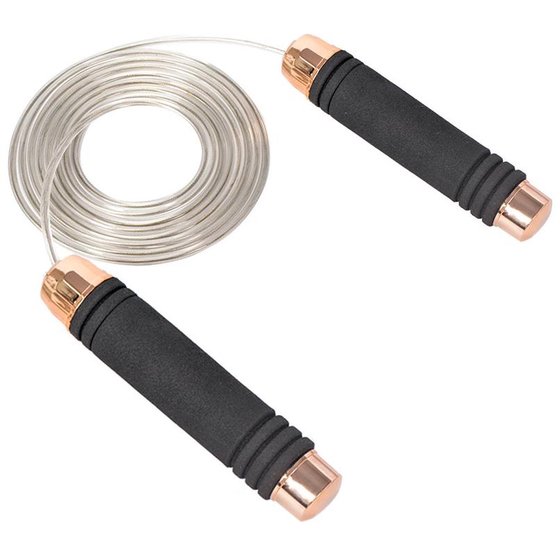 WEZHO Professional Weighted Steel Wire Jump Rope