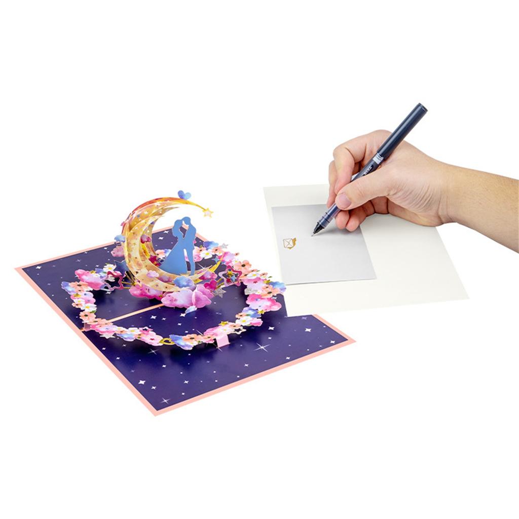 3D Frohen Valentinstag Karte, 3D Valentinsgrußkarten, Aufstellbare Valentinskarten, Karten Liebeskarten Für Sie, Jahrestagskarte, Valentinstagsgeschenk