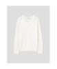 8SECONDS V-Neck Long-Sleeve Pullover Ivory