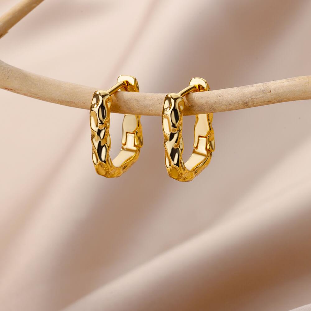 Stainless Steel Chain Earrings For Women Gold Geometric Chain Earring Female Fashion Party Wedding Jewelry Gift BFF