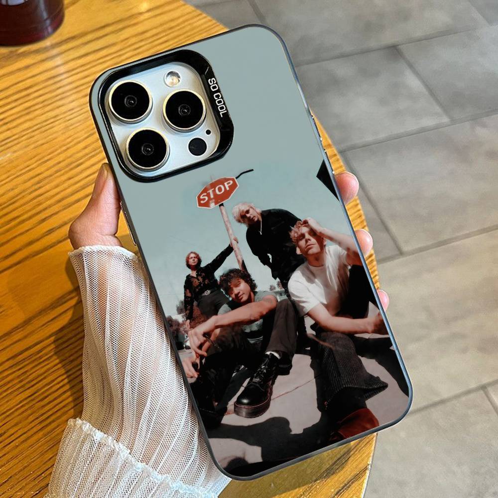 S-SecondS of SummerS 5SOS-Fans Phone Case For iPhone 16 17 15 14 12 13 Pro Max Black Candy Matte Shockproof Cover
