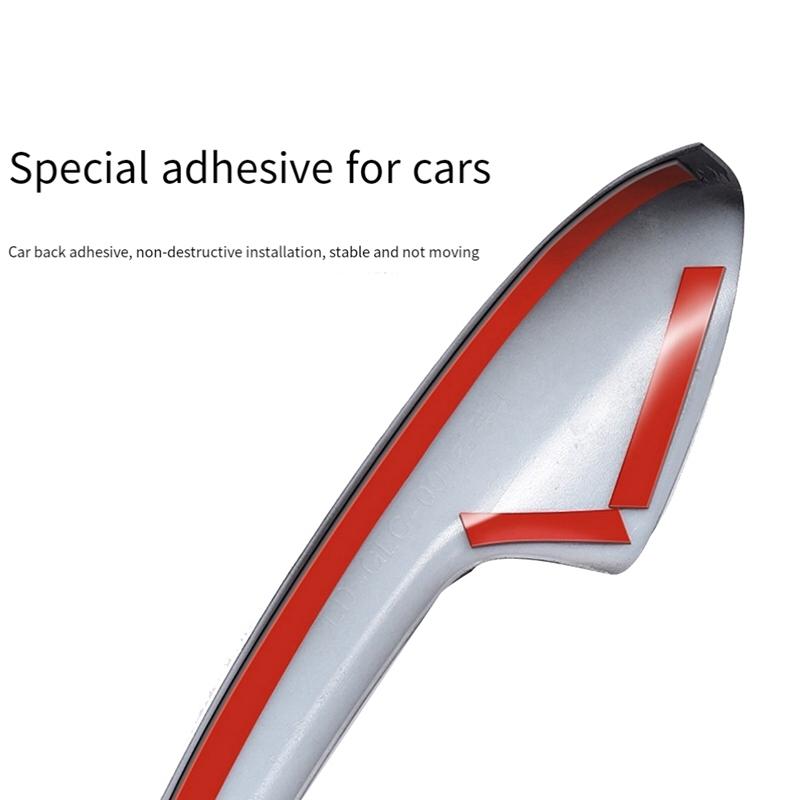 1 sada krytů ozdobných lišt vnějších klik dveří pro Mercedes-Benz třídy C/E/GLC/GLB/A/B/GLE/GLS/CLA/GLA Samolepky na madla dveří LHD