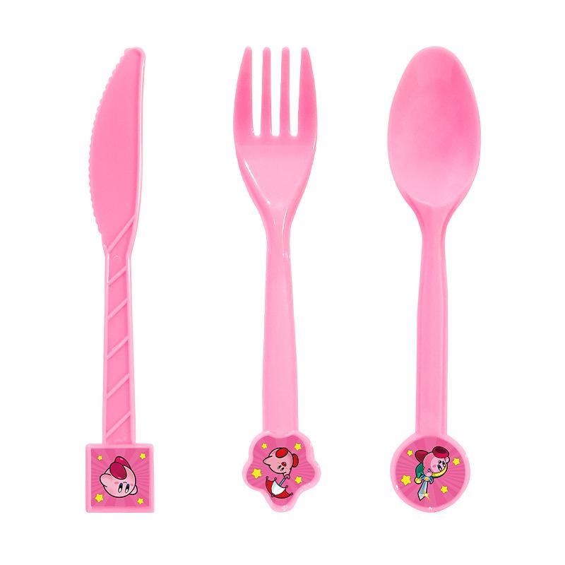 Set di Tovagliame a Tema Kirby Stella Spot Party Piatti di Carta Usa e Getta Bicchieri di Carta Tovaglioli di Carta Tovaglia da Tavola Striscione