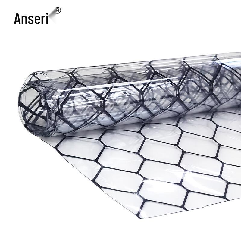 Grainger Anti-static PVC Transparent Grid Soft Curtain