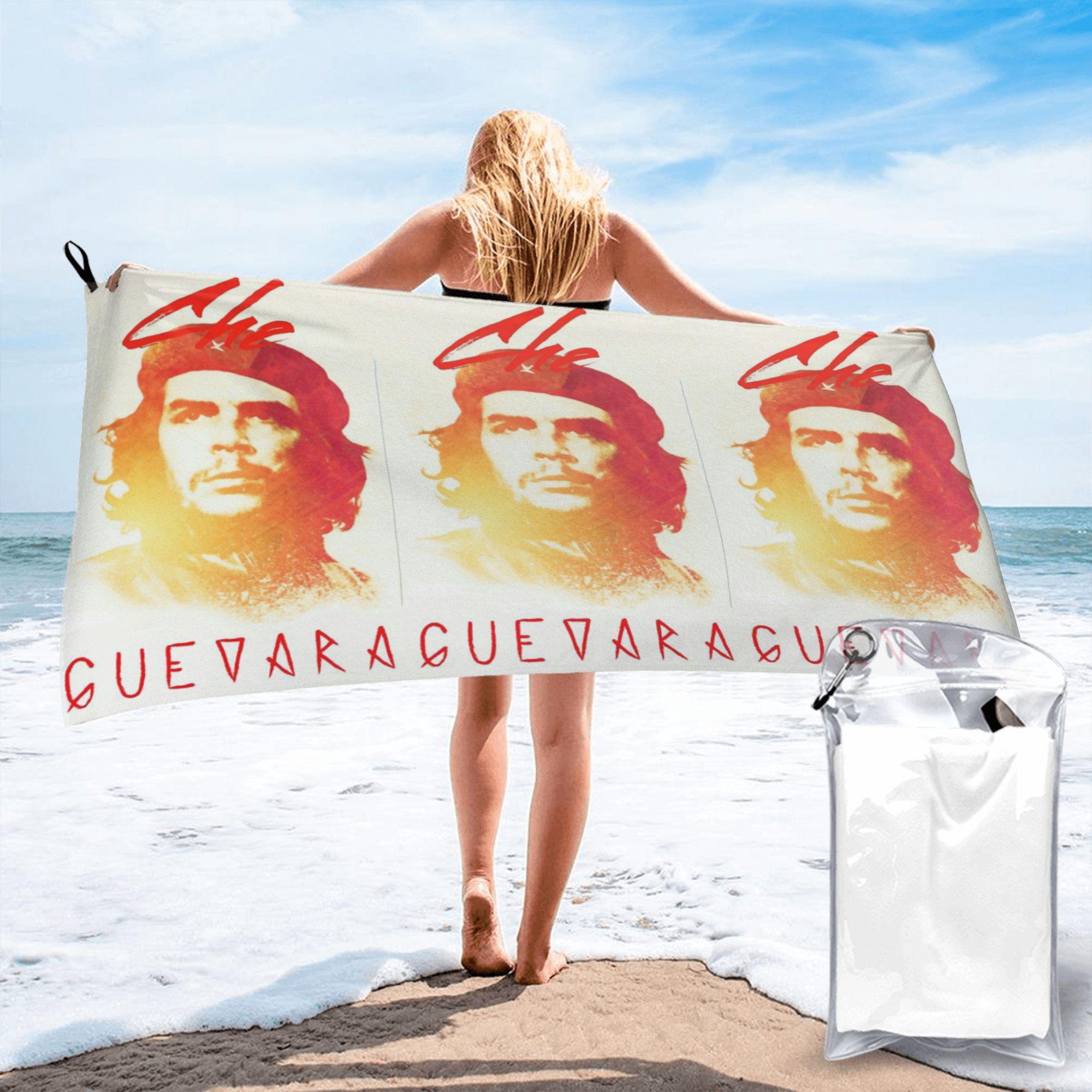 

Che Guevara Beach Towel Soft Microfiber Quick Dry Absorbent Quick Towels For Bath W40*H60(CM)