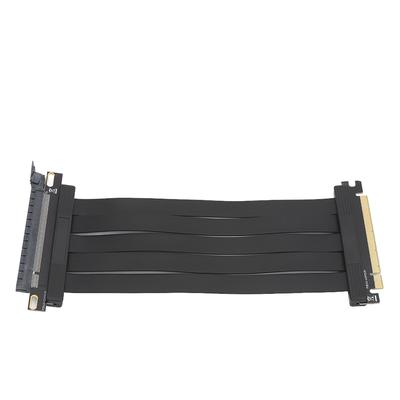 PCIE 4.0 X16 Extender 180 Degree 26GBs 7.9in Long Gold Plated GPU Extension Cable for RTX3090