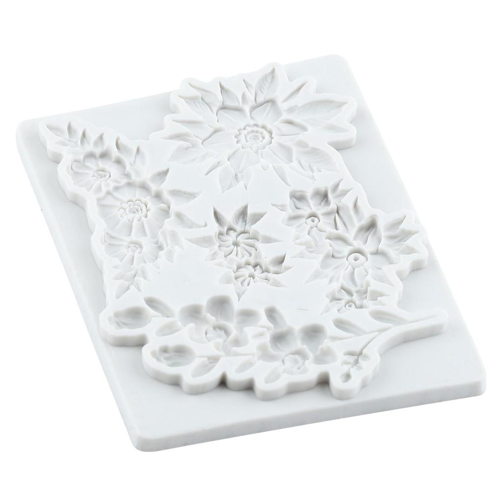 Blumen Silikonform Blatt Fondantformen Kuchen Dekorationswerkzeuge Cupcake Topper Süßigkeiten Zuckerhandwerk Gummipaste Polymer Clay