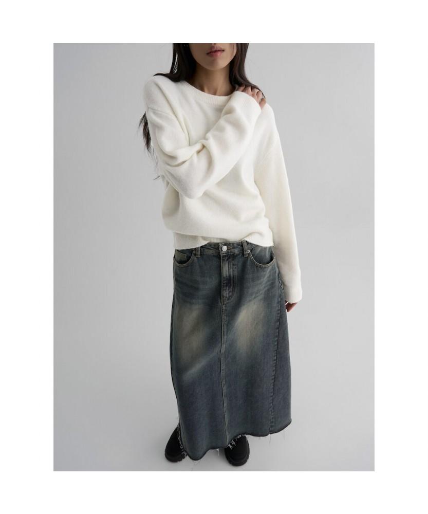 8seconds Soft Touch Round Neck Pullover Ivory