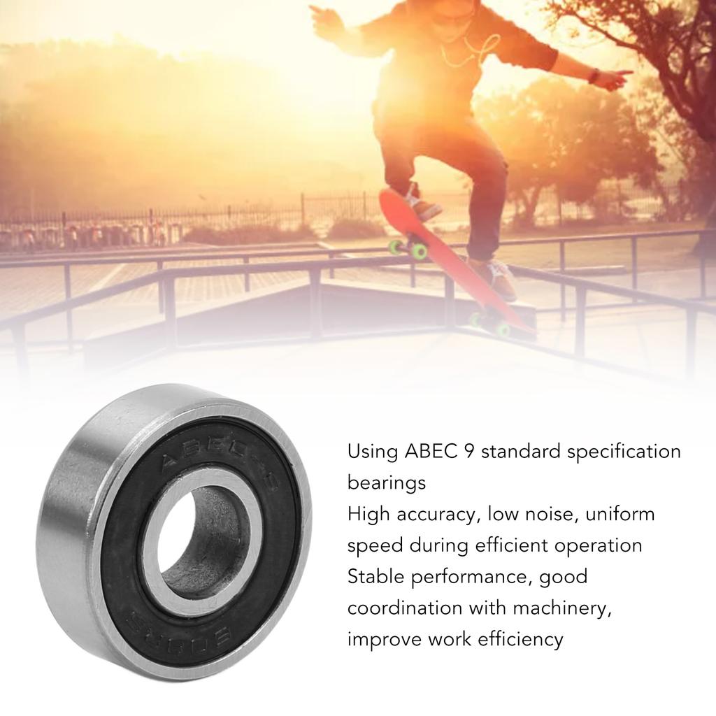 8Pcs 608 ABEC 9 Bring Carbon Steel Sled Brings 8x22x7mm for Roller Skates Dance Boards
