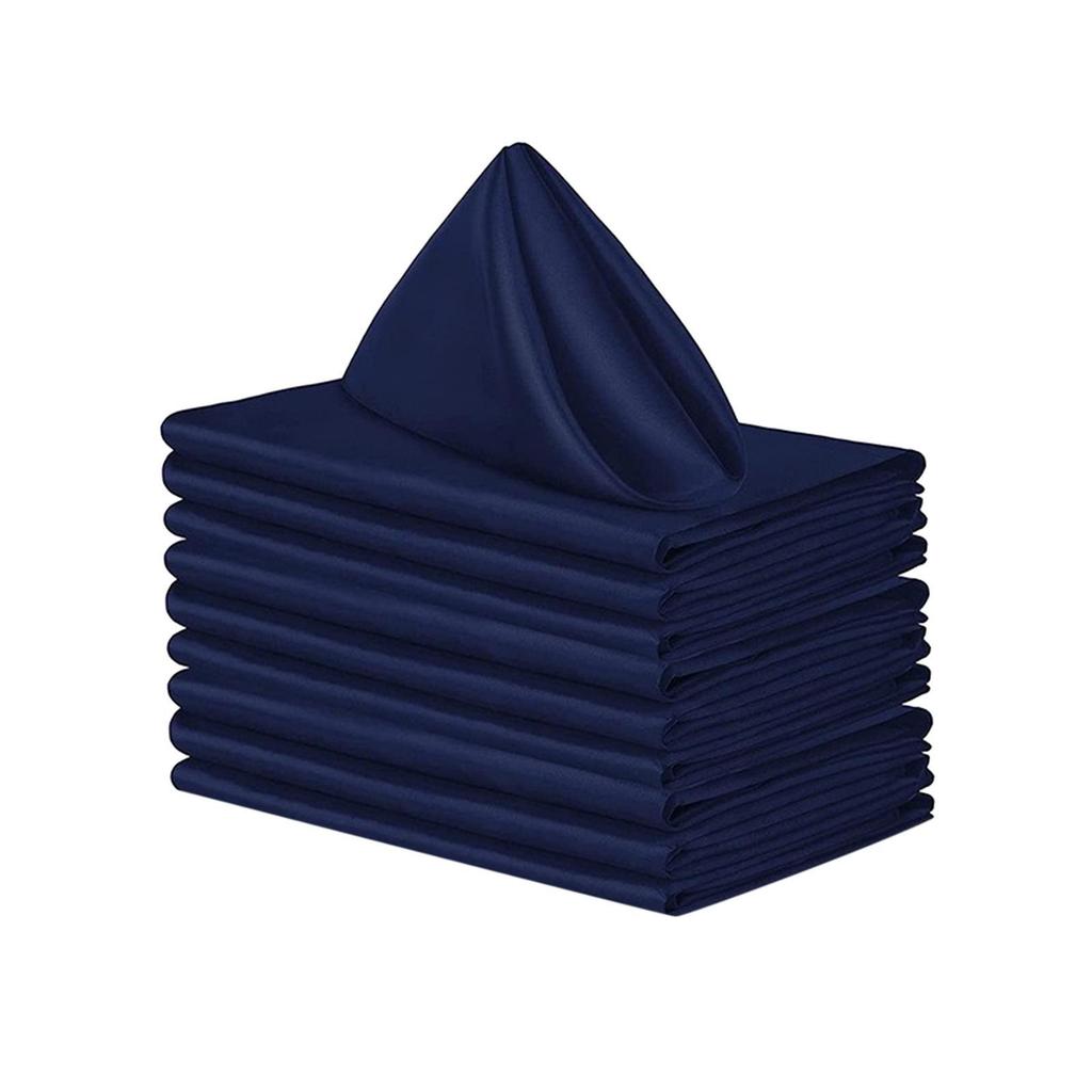 Set of 10 Elegant Napkins for Weddings and Special Events