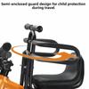 Assento Infantil para Bicicleta Montado na Frente Apoio para os Pés Dobrável Assento Infantil para Mountain Bike Passeio de MTB