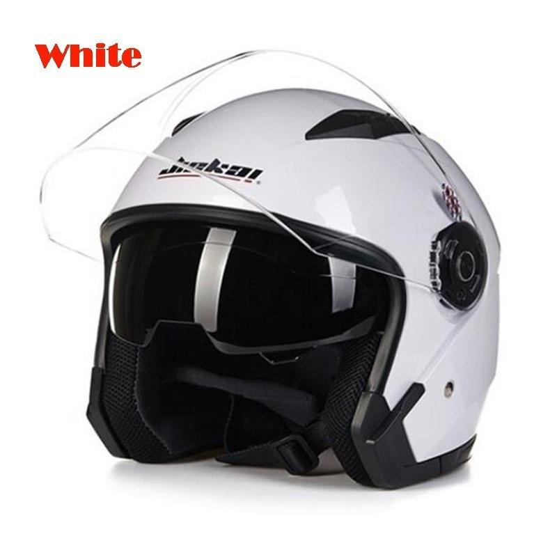 High Quality Motorcycle Helmets Electric Bicycle Helmet Open Face Dual Lens Visors Men Women Summer Scooter Motorbike Helmet Dot