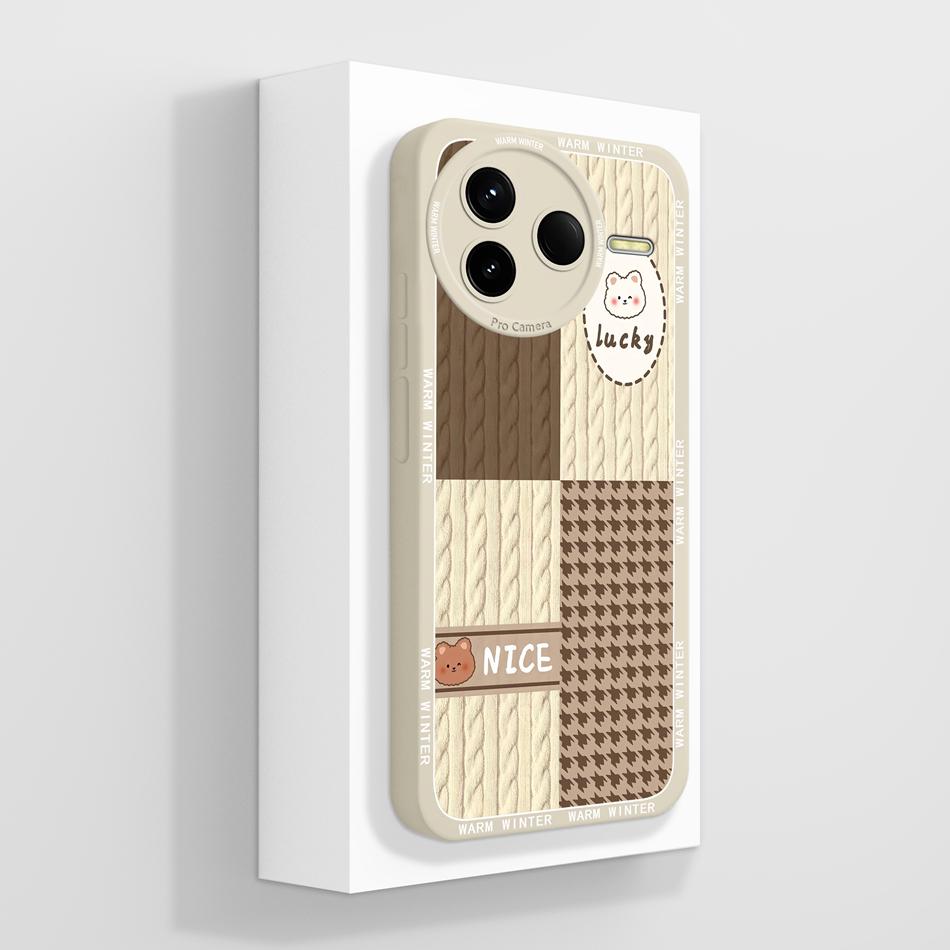 For Poco F7 Ultra / F7 Pro Case Cute Panda Soft Liquid Silicone Lens Protection Back Covers For Poco F 7 Ultra PocoF7 Pro Funda
