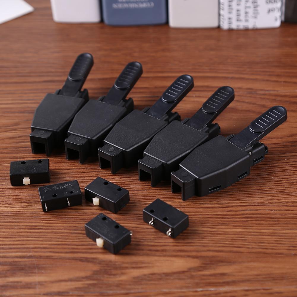 10Pcs Switch Trigger Micro Switch Metal Plastic Torch Switch Trigger Shell w/Micro Switch for TIG Argon Arc Welding