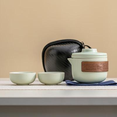 Portable Ceramic Travel Tea Set