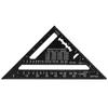 Protractor d'angle pour toiture 7 pouces Alliage d'aluminium Oxydation noire  (  )