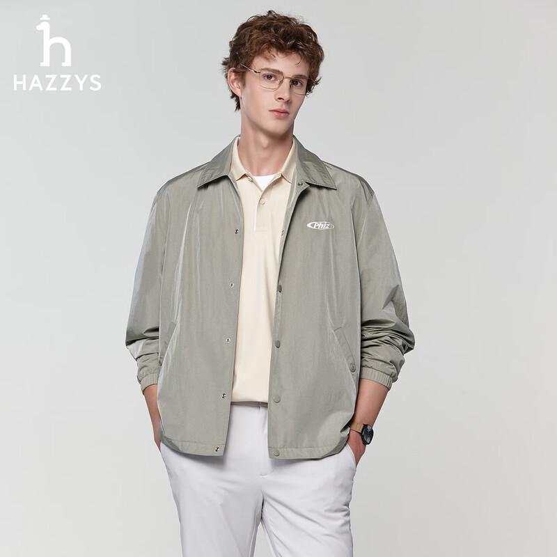 HAZZYS Men s PHIZ Series Waterproof Lightweight Shirt-Style Jacket XL