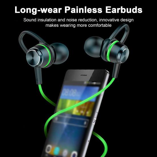 3.5MM Wired Earphones Earbuds with Mic In-ear Stereo Pure Bass Noise Reduction Metal