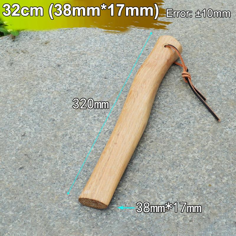 Sturdy Solid Wood Short Axe Handle Replacements For Garden Tools And Outdoor Use Handmade Axe Handle Parts