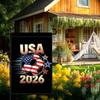 Large 30x45cm 2026 Soccer Event Outdoor Flag Hard Substance For Yard Fence Wall Presentation