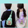 Cartoon Kids Chest Bag With Polyester Lining Lightweight Mini Shoulder Bag For Preschoolers