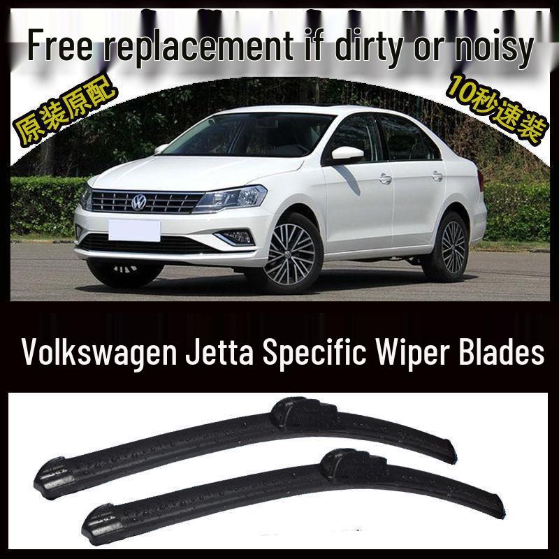Premium Frameless Wiper Blades for Jetta, Front Windshield Compatible with All Models