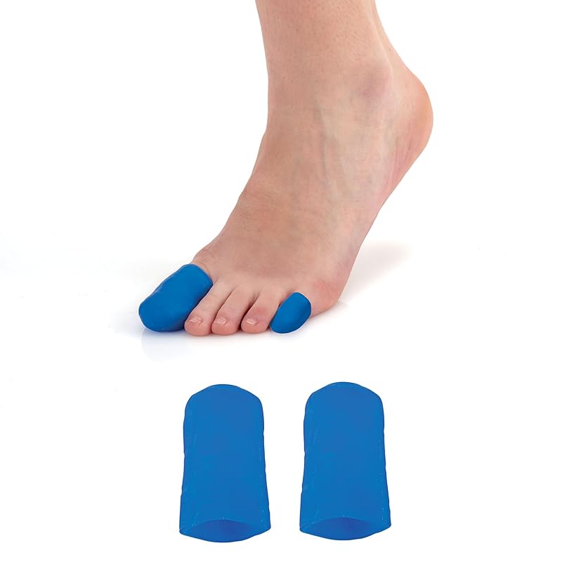 Sidas Foot Protector Gel Toe Caps x 2 for Thumbs, 111050101, Blue, S/M (22.0-25.5cm)