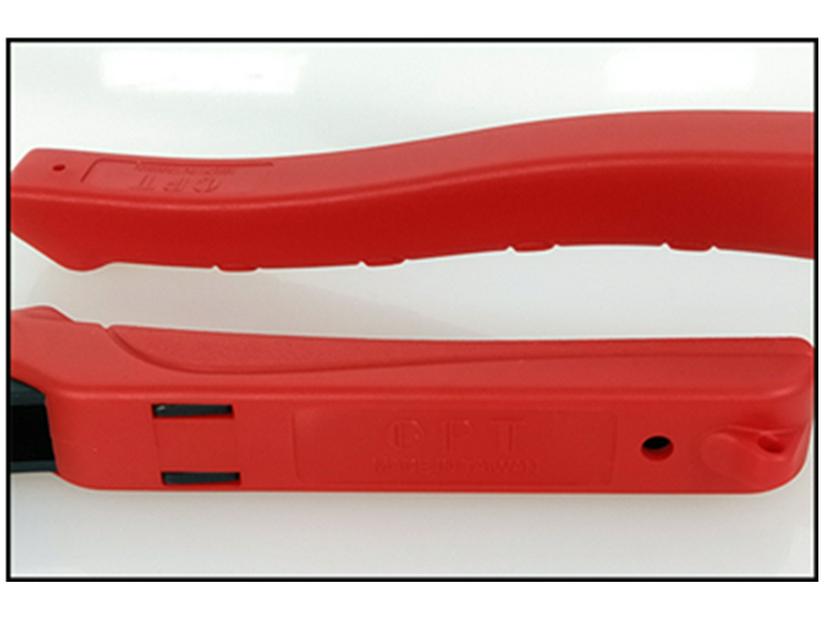 Labor-Saving Ratchet Crimping Pliers with Bare Terminal Nipple Cap, Model KA5-6